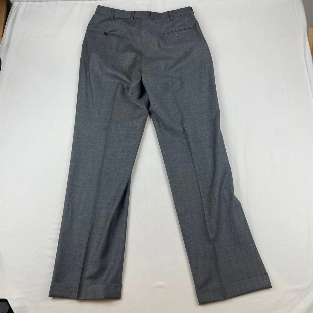 Brooks Brothers 1818 Regent Grey Wool 2 Piece Suit Mens 40 Long 33W 31L